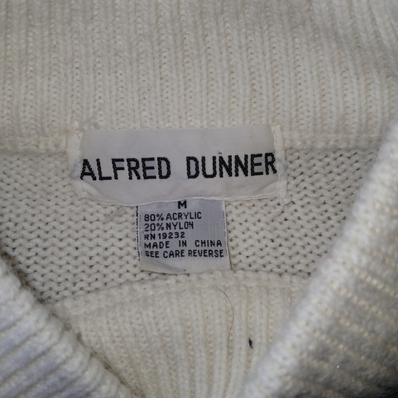 Alfred Dunner Ivory Sweater with Floral Embroidery - Picture 5 of 11